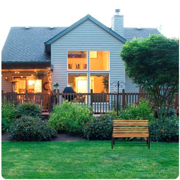 Kerti pad, Sofotel Luca, 117,5 x 83 x 57 cm, természetes fa árnyalat/fekete, háttámlával, lakkozott fa, acél váz, 2 személyes