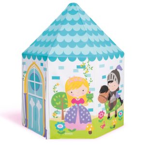 Gyereksátor, Intex, Hercegnős, 104 x 104 x 130 cm, színes, PVC, moduláris műanyag váz, csavarok nélkül, gyors összeszerelés (44635)