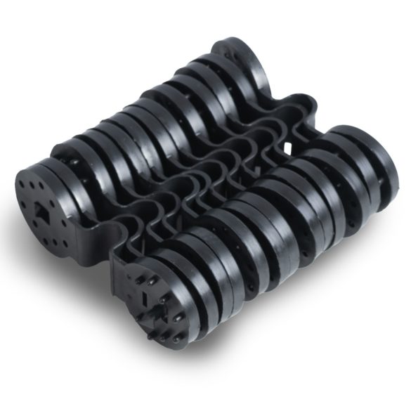 Árnyékoló háló medence fölé, kerítésre, Plonos 454300, 1,5 x 50 m, szürke, HDPE, 110 g/m2, 80% árnyékolás, UV-álló, 50 db rögzítő klipsz