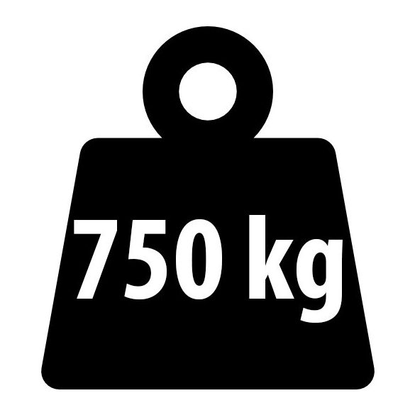 Műhelypolc, Humberg HR-811, fekete, 150 x 75 x 30 cm, 5 polcos, acél, MDF polclapok, állítható polcmagasság, teherbírás: 150 kg/polc