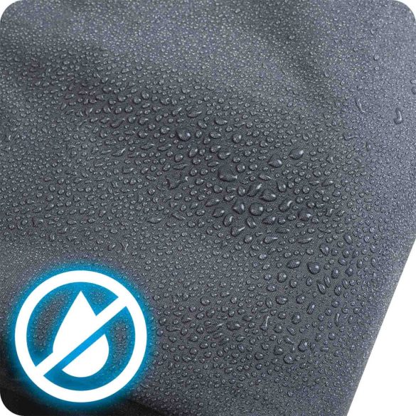 Napvitorla, Plonos PL-885, szürke, 400 x 300 cm, téglalap alakú, UV-álló, vízlepergető, polietilén 180 g/m2, 4 rögzítőkötéllel