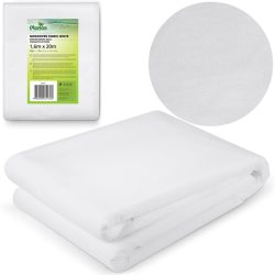   Talajtakaró agrotextília, Plonos, 1,6 x 2 m, fehér, nem szőtt, 50 g/m2, szélálló, fagyálló, UV-védelem