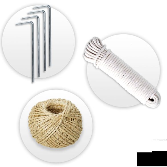 Fóliasátor vázzal, Plonos 4914-B, zöld, 200 x 350 x 200 cm, bejárható, 7 m2, UV4 védelem, 140 g/m2 PE fólia, 6 ablak, szúnyoghálóval, fém váz, cipzáras bejárat