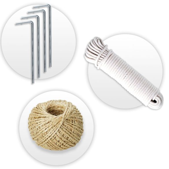 Fóliasátor vázzal, Plonos 4971-B, fehér, 200 x 350 x 200 cm, bejárható, 7 m2, UV4 védelem, 140 g/m2 PE fólia, 6 ablak, szúnyoghálóval, fém váz, cipzáras bejárat