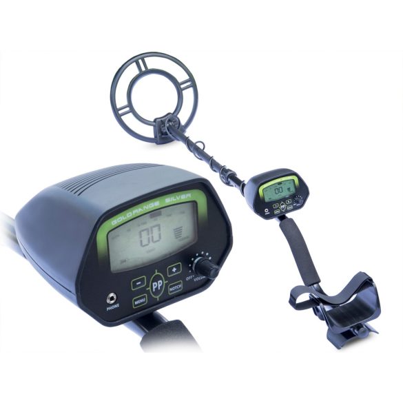 Fémdetektor, Cobra Tector CT-1037, 105-120 cm, 25 cm vízálló keresőfej, LCD kijelző, hangjelzés, 4 beállítás, elemes (2 db 9V)