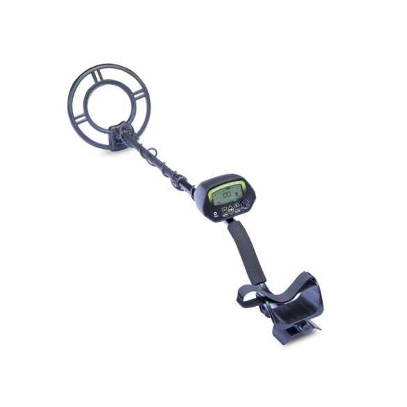 Fémdetektor, Cobra Tector CT-1037, 105-120 cm, 25 cm vízálló keresőfej, LCD kijelző, hangjelzés, 4 beállítás, elemes (2 db 9V)