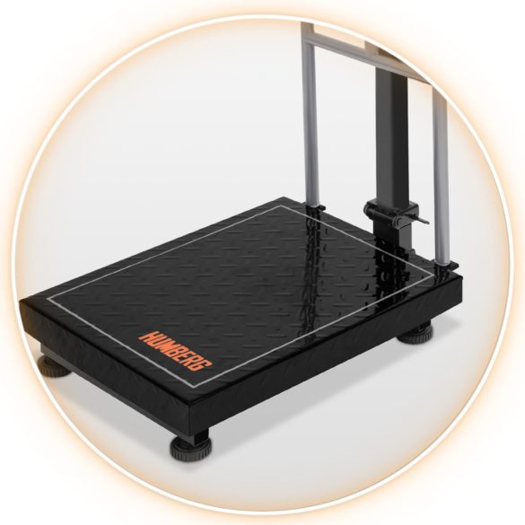 Elektronikus ipari mérleg, Humberg MH-191, fekete, 50 g pontosság, teherbírás: 150 kg
