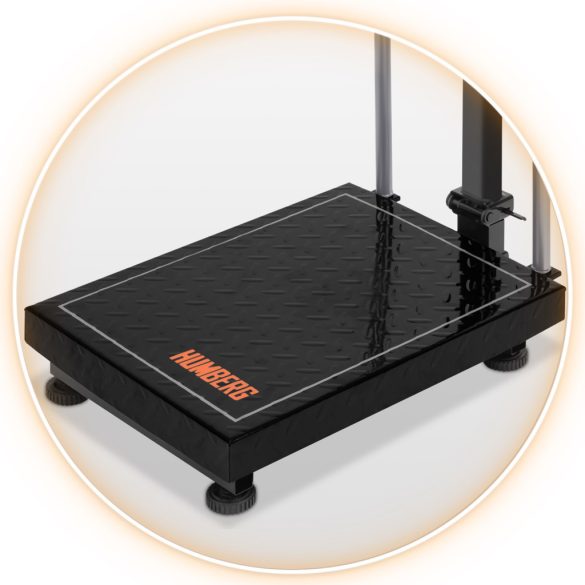 Elektronikus ipari mérleg, Humberg MH-192, fekete, 50 g pontosság, teherbírás: 300 kg