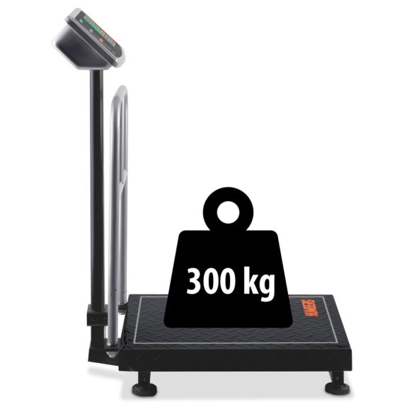 Elektronikus ipari mérleg, Humberg MH-192, fekete, 50 g pontosság, teherbírás: 300 kg