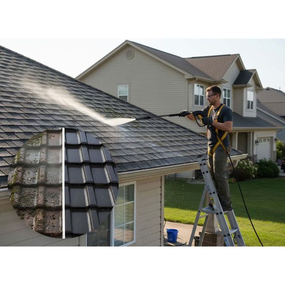 Elektromos magasnyomású mosó, Humberg HM-300, sárga/fekete, 1800 W, 135 bar, 230 V, átfolyás: 7 l/perc, 6 m tömlő, 450 ml habosító tartály, TurboStream turbófúvóka