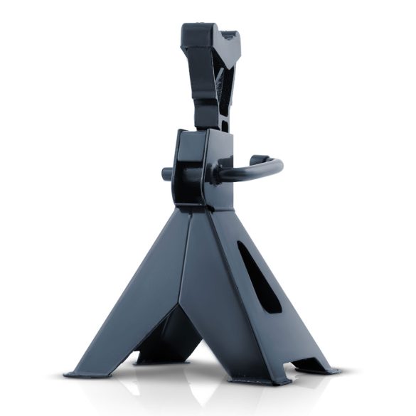 Autóemelő bak, Humberg HM-384, kék, 2 db, 3000 kg teherbírás, 26–40 cm emelési tartomány, 20 cm hossz, acél, racsnis, gumipárnás