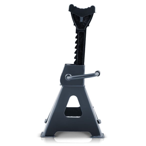 Autóemelő bak, Humberg HM-384, kék, 2 db, 3000 kg teherbírás, 26–40 cm emelési tartomány, 20 cm hossz, acél, racsnis, gumipárnás