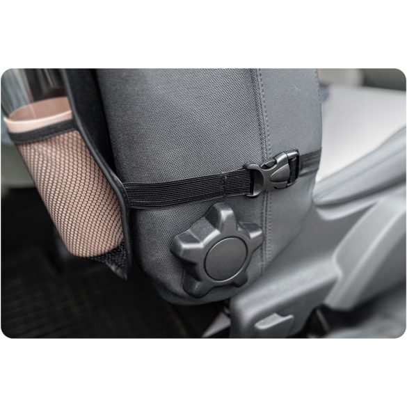 Autós üléstároló, Humberg HM-993, 61 x 47 cm, lehajtható asztallal, könnyen tisztítható