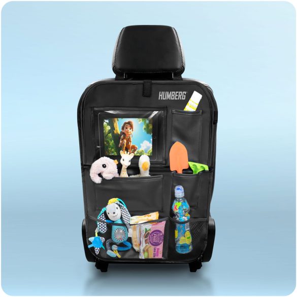 Autós üléstároló, Humberg HM-993, 61 x 47 cm, lehajtható asztallal, könnyen tisztítható