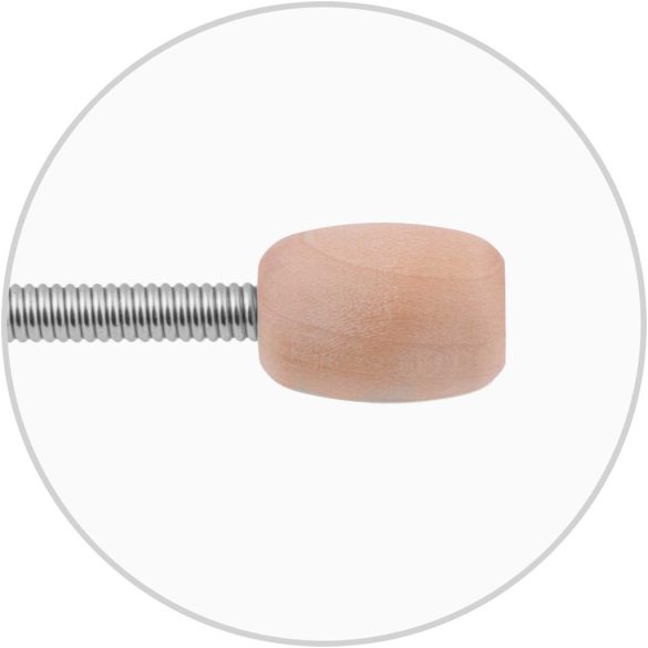 Cipőfa, Massido MAS-113, natúr fenyőfa, rugós szár, nedvszívó, formamegőrző, 42–43-as méret, 2 db