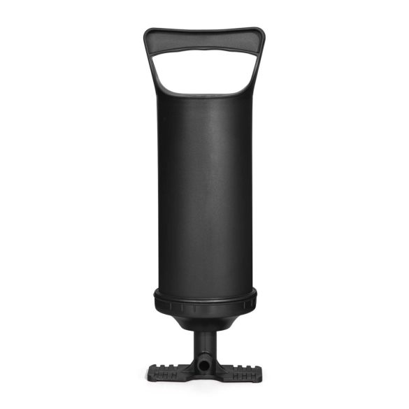 Kézi pumpa, BESTWAY, fekete, 1,85 l/ciklus, 36 cm, dugattyús, felfújás és leeresztés funkció, 3 cserélhető fúvóka, rugalmas tömlővel (62003)