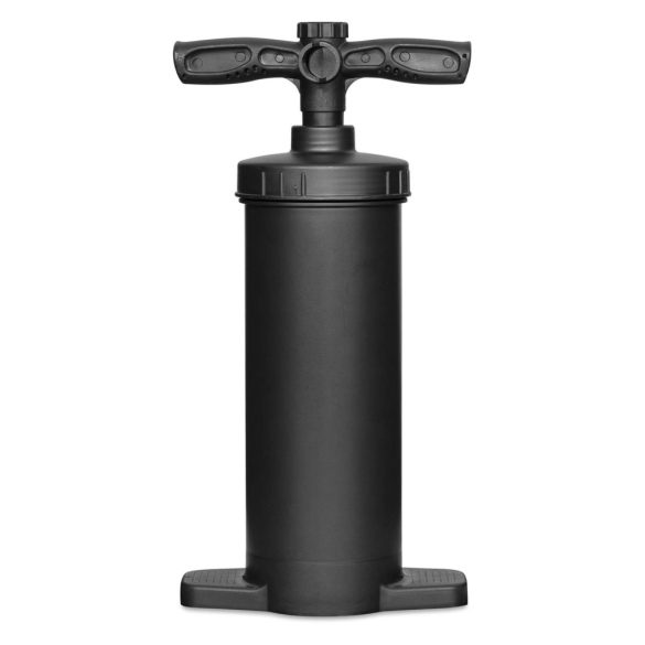 Kézi pumpa, BESTWAY, fekete, 2,8 l/ciklus, 37 cm, dugattyús, felfújás és leeresztés funkció, 3 cserélhető fúvóka, rugalmas tömlővel (62086)