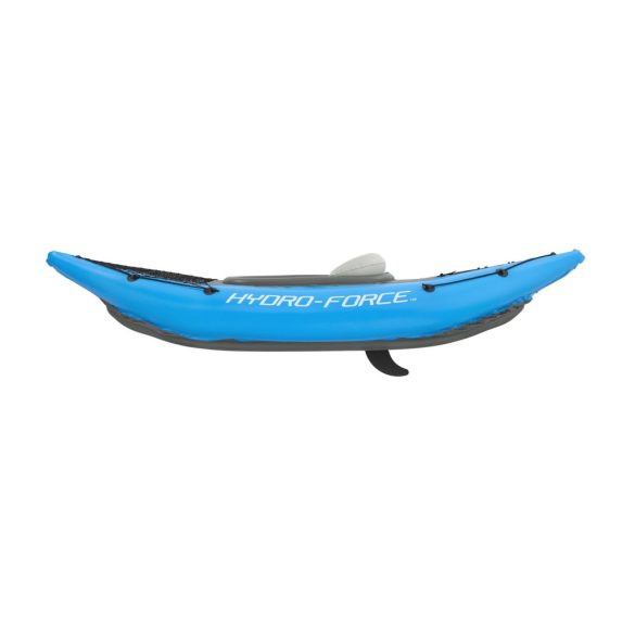 Felfújható kajak, BESTWAY Hydro-Force Cove Champion X1, kék, 275 x 81 cm (1 személyes), PVC, evezővel, pumpával, hordtáskával, teherbírás: 100 kg (65115N)