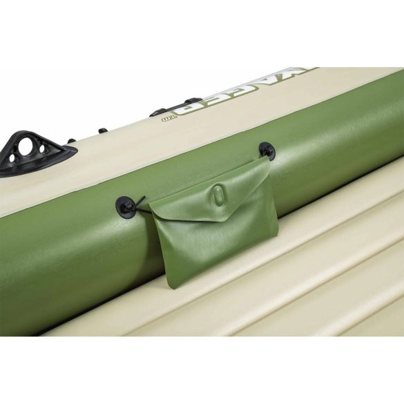 Felfújható gumicsónak szett, BESTWAY Voyager X3 Raft, bézs, 294 x 137 cm (3 személyes), evezőkkel, pumpával, párnával, hordtáskával, javítótapasszal (65164)
