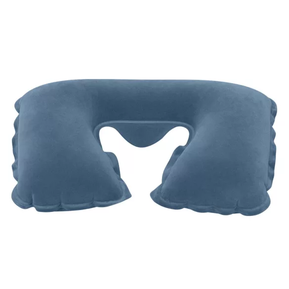 Felfújható utazópárna, BESTWAY, szürke, 37 x 24 x 10 cm, velúr felületű, ergonomikus U-alakú (67006-02)