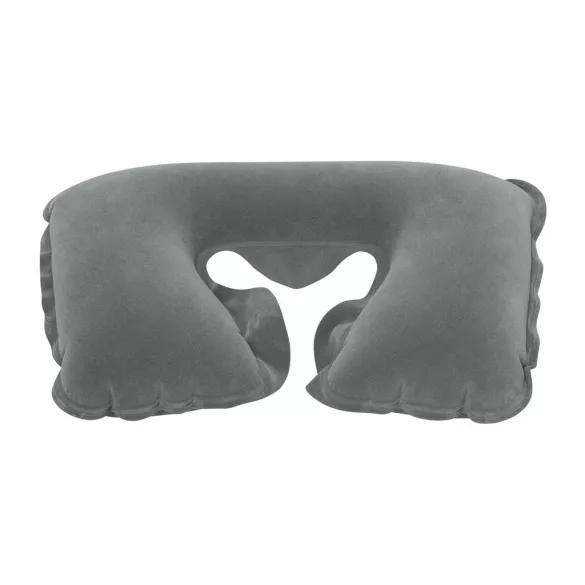 Felfújható utazópárna, BESTWAY, kék, 37 x 24 x 10 cm, velúr felületű, ergonomikus U-alakú (67006-03)