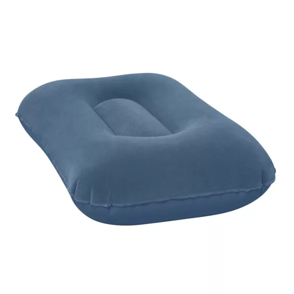Felfújható párna, BESTWAY, sötétkék, 42 x 26 cm, velúr felületű (67121-02)