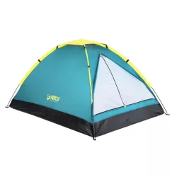   Kemping sátor, BESTWAY Cool Dome 2, türkiz, 205 x 145 x 100 cm, kétszemélyes, 300 mm vízállóság, szúnyoghálós, hordtáskával (68084)