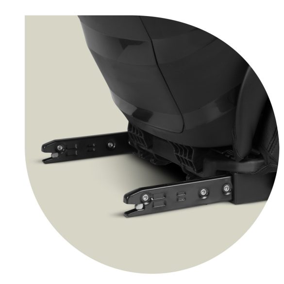 Autósülés, Nukido Louis, sötétkék, 15–36 kg / 100–150 cm, Isofix, i-Size (ECE R129), 12 fokozatú fejtámla, 2 fokozatú döntés, mosható huzat, oldalsó védelem