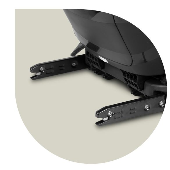 Autósülés, Nukido Louis Soft, szürke, 15–36 kg / 100–150 cm, Isofix, i-Size (ECE R129), 12 fokozatú fejtámla, 2 fokozatú döntés, mosható huzat, oldalsó védelem