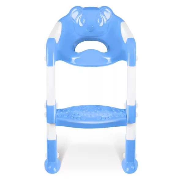 Gyerek WC-ülőke, Ricokids 729100, kék/fehér, koala mintás, magasság: 61–70 cm, összecsukható, levehető létrával, csúszásgátló lábakkal, teherbírás: 50 kg