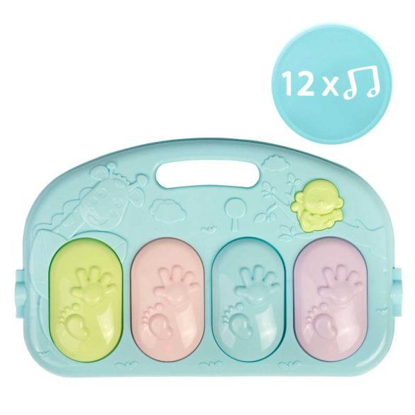 Játszószőnyeg, Ricokids 7314, kivehető zongorával, 1 ívvel, tükörrel, 5 db játékkal, elemes (3 x AA - nem tartozék)