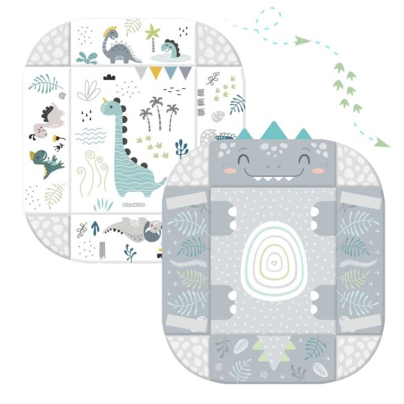 Játszószőnyeg, Ricokids Nessi, 110 x 100 cm, levehető ívekkel, 7 db játékkal, párnával, tükörrel