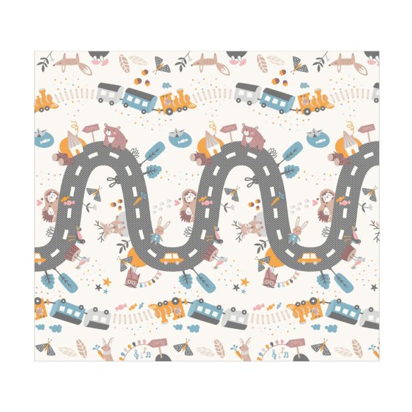 Játszószőnyeg, Nukido NK-340, számok, 200 x 180 cm, összehajtható, kétoldalas, vízálló, 1 cm vastag, XPE hab, csúszásgátló