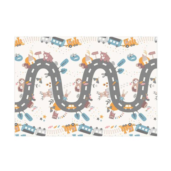 Játszószőnyeg, Nukido NK-341, számok, 200 x 150 cm, összehajtható, kétoldalas, vízálló, 1 cm vastag, XPE hab, csúszásgátló