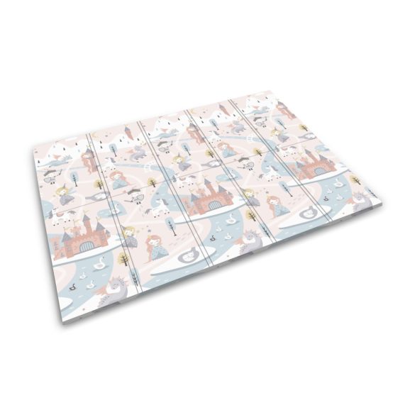 Játszószőnyeg, Nukido NK-341, nappali/éjszakai táj, 200 x 150 cm, összehajtható, kétoldalas, vízálló, 1 cm vastag, XPE hab, csúszásgátló