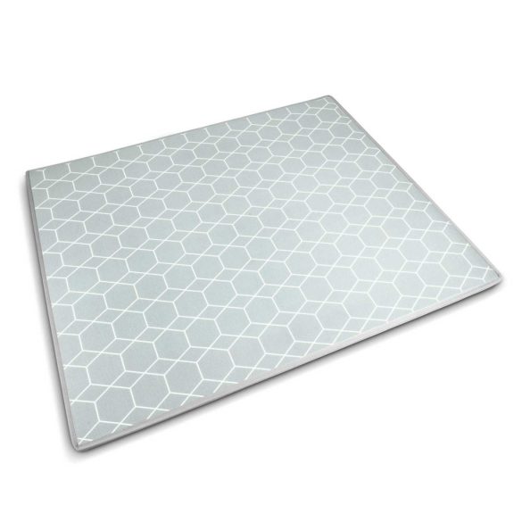 Játszószőnyeg, Nukido NK-342, hegy-völgy útvonal, szürke, 180 x 150 cm, feltekerhető, kétoldalas, vízálló, 1,5 cm vastag, XPE hab, csúszásgátló