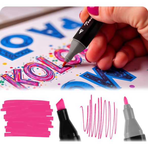 Játszószőnyeg, Ricokids RK-343, állatkerti jelenet, 120 x 92 cm, színezhető, letörölhető, vízálló, feltekerhető, EVA hab, 6 db lemosható filctoll készlettel, 0,3 cm vastag, 80 db-os alkoholos filctoll készlet