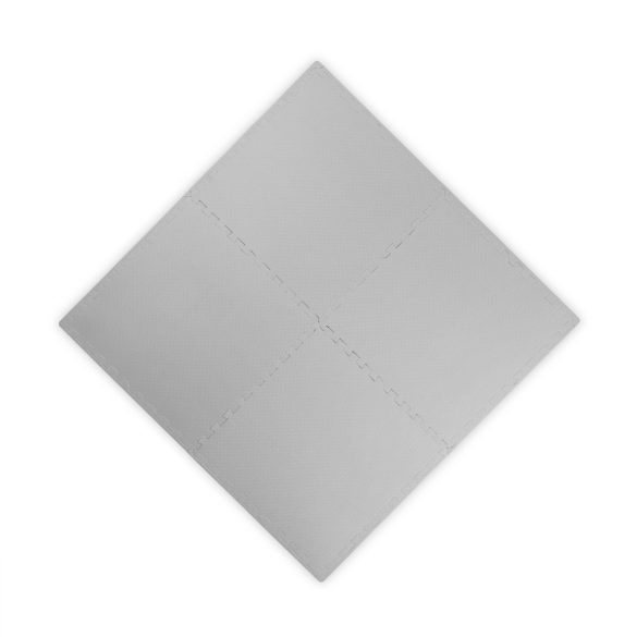 Játszószőnyeg, Ricokids 738203, szürke, 120 x 120 cm, 4 db-os kirakós szett, összeilleszthető elemek, vastagság: 1 cm, EVA hab