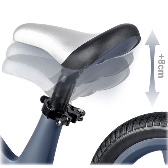 Kétkerekű futóbicikli, Nukido Light Flee, kék, EVA habkerekek 29 cm, tartós nylon váz, állítható ülésmagasság 35-41 cm, puha ülés, gumírozott markolat, szuperkönnyű