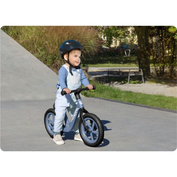 Kétkerekű futóbicikli, Nukido Light Flee, kék, EVA habkerekek 29 cm, tartós nylon váz, állítható ülésmagasság 35-41 cm, puha ülés, gumírozott markolat, szuperkönnyű