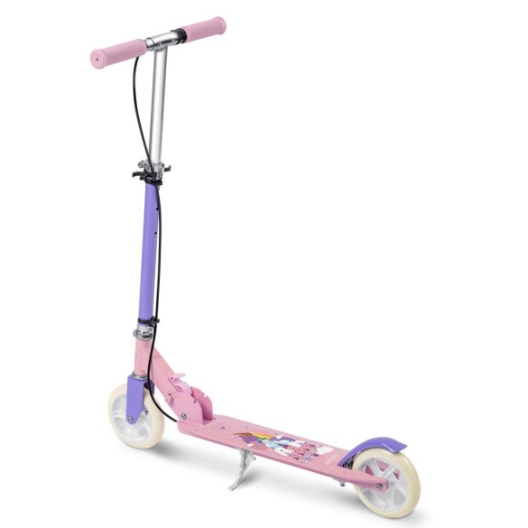 Gyerek roller, Ricokids Kodi, lila, 14,5 cm PU kerekek, összecsukható, állítható kormány, kézifék és lábfék, ABEC-7 csapágy, 3–8 éveseknek, max. 50 kg