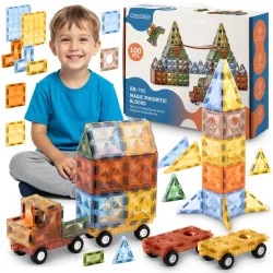   Mágneses építőkocka készlet, Ricokids RK-766, oktató, kreatív, fejlesztő, gyerekeknek