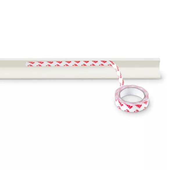 Élvédő habszalag, Ricokids 798700, fehér, bútorélekhez, 200 cm, UV-álló, 3M ragasztóval, puha hab (TE798700)