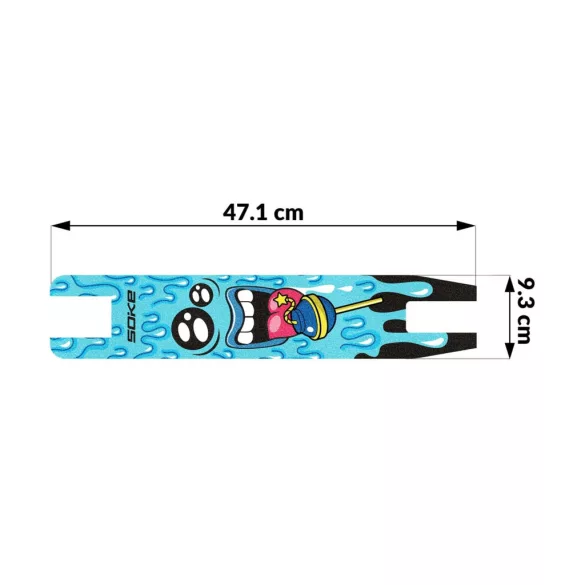 Roller Gripszalag, SOKE GO!, Lollibomb mintás, csiszolópapír felületű, SOKE GO! Rollerekkel kompatibilis
