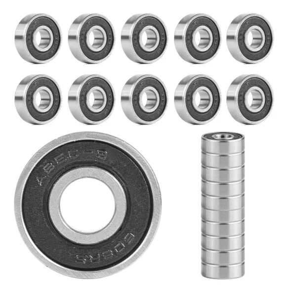 Roller csapágykészlet, SOKE, ABEC-9, 10 db, 2,2 × 0,8 × 0,7 cm, nagy pontosságú, alacsony súrlódású, gyors és tartós