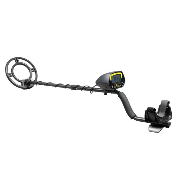 Fémdetektor, Cobra Tector CT-1032, fekete, 105-120 cm, 24 cm vízálló keresőfej, LCD kijelző, 3 hangjelzés, 4 beállítás, elemes (2 db 9V)