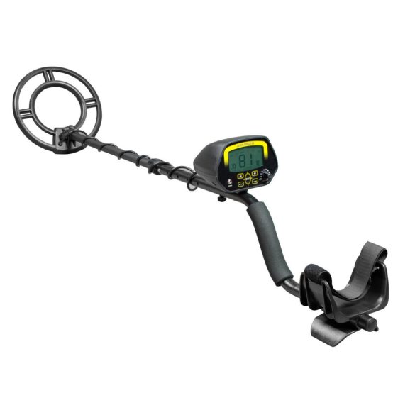 Fémdetektor, Cobra Tector CT-1032, fekete, 105-120 cm, 24 cm vízálló keresőfej, LCD kijelző, 3 hangjelzés, 4 beállítás, elemes (2 db 9V)