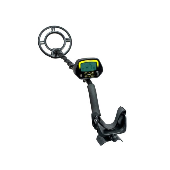 Fémdetektor, Cobra Tector CT-1032, fekete, 105-120 cm, 24 cm vízálló keresőfej, LCD kijelző, 3 hangjelzés, 4 beállítás, elemes (2 db 9V)