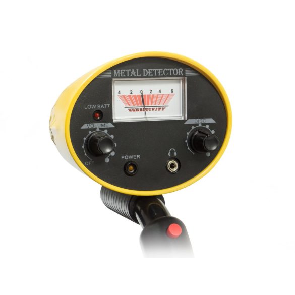 Fémdetektor, Cobra Tector CT-1066, 71-107 cm, 19 cm, vízálló keresőfej, analóg kijelző, hangjelzés, 1 beállítás, elemes (1 db 9V)