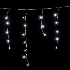 Fényfüggöny, Multistore RPBL-500L, Jégcsap, 19 m, 500 db LED, hidegfehér, IP44 vízálló, 8 világítási mód, 230 V, összekapcsolható